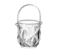 Ice Bucket Acrylic Ice Bucket Small Portable Ice Bucket Great for Home Bar, Chilling Beer, Champagne, Wine Bottle, 1 Liter Ice Holder
