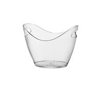 Ice Bucket Acrylic Ice BucketLarge Capacity Champagne BucketBar Ice Pellet BucketFilled Ice Bucket Beverage Ice Tub(Clear)