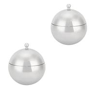 Ice Bucket for Parties, 2Pcs Ice Buckets Insulated with Lids Stainless Steel Double Wall Ice Bucket Wine Champagne Barrel for Wedding Parties