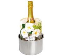 Ice Bucket Mold,Ice Mold Wine Bottle Chiller,Cocktail/Champagne Bucket Ice Mold, Flower/Fruits/Any Decoration to DIY Your Bucket Ice Mold For Thanksgiving/Christmas Day,Beautiful&Creative