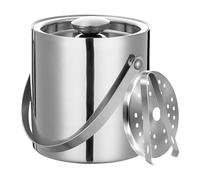 Ice Bucket - Wine Chiller | Stainless Steel Drink Cooler | Double Walled Champagne Tub | Leak Proof Drinks Cooler | Party Table Runner with Elegant