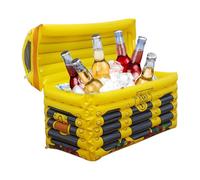 Ice Buffet Serving Tray - Drink Cooler with Drain, Plug, Inflatable Ice Serving Buffet Bar, Inflatable Cooler for Parties Food, PVC Material, Sturdy and Serviceable, Not Easy to Tear Easy to Carry
