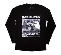 Ice Caps Band Logo Long Sleeve T Shirt Radiohead Black XL