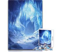 Ice Cave Entrance 1000 Piece Jigsaws for Teenagers Logical Thinking Development Game Great Gift for Meaningful Moments Size 50x75cm