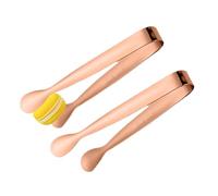 Ice Change Tongs,2 Pieces Stainless Steel Grip Tool For Bar - Serving Tongs For Appetizers | Lemon Slices Tea Drinkers Coffee Lover Bakers Restaurant Hotel Club Dining Table Dessert Station