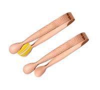 Ice Change Tongs | 2 Pieces Stainless Steel Small Appetizer Clip - Serving Tongs For Appetizers - For Lemon Slices Tea Drinkers Coffee Lovers Bakers Restaurant Hotel Club Dining Table Dessert Station