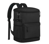 Ice Chest Backpack - 13 Inch Cooler | Nylon Bag - Waterproof Thermal Backpack for 30 Cans, Lightweight Waterproof Coolers for Hiking, Camping, Lunch, Picnic, Black, Se référer à la description, Refer