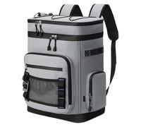 Ice Chest Backpack - 30L Thermal Cooler Backpack, Storage Bag, Portable Beverage Carrier, Ice Chest Style | Large Capacity Travel Cooler Pack For Beach Road Trip Camping Hiking Shopping Picnic Use