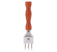 Ice Chipper 304 Stainless Steel Ice Crusher with Wooden Handle for Breaking Ice Kitchen Tool (Type A)