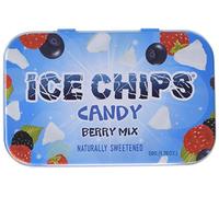 ICE CHIPS Candy Hand Crafted Tin Juicy Berry Mix Candy, 1.76 Ounce