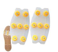 Ice Claws for Shoes - 7-Tooth Non-Slip Universal Spikes | Invisible Snow Chains for Boots | Hiking, Winter Fishing and in the Garden or Park