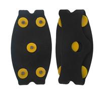 Ice Cleats - Silicone, 4.21 x 2.17 Inches, Snow Traction, Non-Slip, Robust Crampon Grippers, Ice Grips for Shoes for Hiking, Walking, Mountaineering, Outdoor