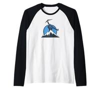 Ice Climbing Power Raglan Baseball Tee
