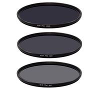 ICE CO Slim 3 Filter Set 77mm MC ND8 ND64 ND1000 Neutral Density ND 3,6,10 Stop Camera Filter 16 Layer Nano Multi-Coated Optical Glass 77