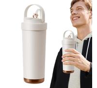 Ice Coffee Cuda - Verata Ice Coffee Cuda | Tank Tag with Straw and Hands | Ceramic Coating Direct Drinking Bottle with Lid for Gym for Camping Cars Quot