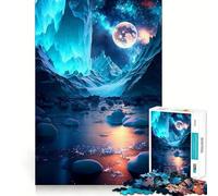 Ice Cold Antarctica Jigsaw Puzzles 1000 Pieces for Adults Logic Skill Stress Relief Family Bond (38x26cm)