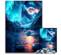 Ice Cold Antarctica Jigsaw Puzzles for Adults 1000 Piece Puzzles for Adults Brain Teaser Game for Teenagers, Perfect 50x75CM/19.68x29.52inch
