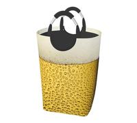 Ice Cold Beer Design, Laundry Hamper, Collapsible Laundry Basket Large Durable Storage Bin with Handles 50L
