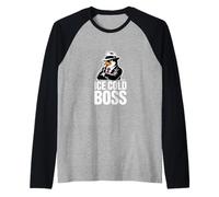 Ice Cold Boss Penguin Mafia Funny Humor Raglan Baseball Tee