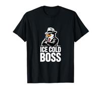 Ice Cold Boss Penguin Mafia Funny Humor T-Shirt