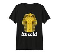 Ice Cold Gold Sphinx Egyptian Archaeology Lover Novelty Premium T-Shirt