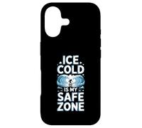 Ice Cold Is My Safe Zone Winter Surfer Case for iPhone 17