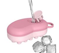 Ice Compress Head Massage Comb, Silicone Ice Cooling Head Massager, Portable Hair Relaxation Brush, 12.5/7.4/2.4cm, Soothing Cold Massage, and Easy to Keep Clean, Ideal for Relaxing, Relieving