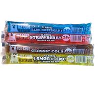 Ice Cool Old Skool Classic Ice Pops, 80 x 50ml, 4 Flavours, Cola, Strawberry, Blue Raspberry, Lemon & Lime, Fat Free