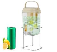 Ice-Cooled Drinks Dispenser for Cold Drinks Large Capacity with Carry Handle Outdoor Drink Dispenser for Outdoor Use for Travel and Adventure and Picnic Gathering Soda