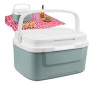 Ice Coolers Chests Keeps Cold Up To 24 H, Built-in Ice Board | 8L Large Capacity for Picnic, Groceries, Boating, Camping, Beach, Fishing, Tailgating, Barbecue, Road Trips, More