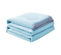 Ice Cooling Blanket for Hot Sleepers Night Sweats, King Size Summer Comforter Breathable Soft Lightweight Cooling Cooler Fiber Ice Blanket for All Season