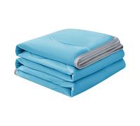 Ice Cooling Blanket for Night Sweats UK, Summer Cooling Blankets King Size Double Bed Adult Single Skin Friendly Plain Bed Blanket Cooler Quilt for Hot Sleepers Sweats All-Season Lightweight Throws