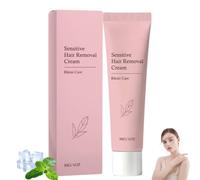 Ice Cooling Hair Removal Cream,Gentle Painless Depilatory Cream,Ice-Cooling Hair Removal Cream for Sensitive Skin,Mint Extract & Shea Butter,Lasting Moisturising Hair Remover for Underarms Arms Legs，1