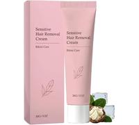 Ice Cooling Hair Removal Cream, Refreshing Painless Removal, Soft Skin Care,Lasting Moisturizing & Soothing,for Sensitive Skin（Pink *1Pcs）