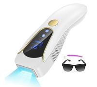 Ice Cooling IPL Hair Removal Device, Painless 3 in 1 Laser Hair Removal Device, 9 Energy Levels Max 19.35J, 600nm Red Light Hair Removal Machine for Face Bikini Arm Leg Body