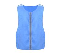 Ice Cooling Vest for Men Women Reusable Adjustable Cold Coat Fabric Sport Cooler Vest Body No Icepack Gilet Plus Size Chill Icy Freeze Sleeveless Tops for Cycling Running Outdoor Sports in Hot Weather