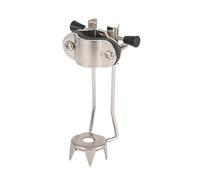 Ice Crampon Attachment for Cane and Crutch, 5 Steel Prongs | Aluminum Alloy Build, Silver Finish, Easy Disassembly, Snow and Mountaineering Use, Balance and Safety Support