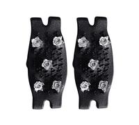 Ice Crampons, 2 Pieces 5 Teeth Crampons - Snow Boots, for Men Winter Activities Hiking Mountaineering Camping