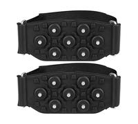 Ice Crampons - 7 Steel Studs Snow Traction Crampons - Ice Traction Cleats | for Winter Hiking Climbing Walking Mountaineering Outdoor Running Runner