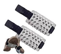 Ice Crampons | Multiple Spikes For Raised Slip On Hike Ice Skate,2 Pack Ice Plates - For Use At Morning Walk Fishing Hiking Climbing Mountaineering Commuting And Working Outdoors