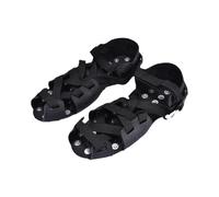 Ice Crampons Tools Lawn Aerator Shoe Covers with 34 Spikes for Winter Traction and Outdoor Activities