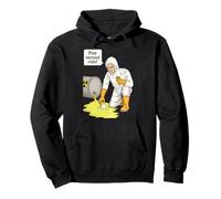 Ice Cream 5 Second Rule Vintage Retro Radioactive Lab Nerd Pullover Hoodie