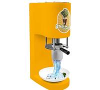 Ice Cream and Soft Serve Maker, Multi-shape Spaghetti Ice Cream Press Machine with 4 Interchangeable Molds, 80W Electric, Stainless Steel
