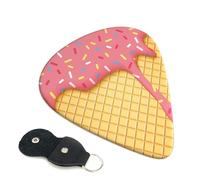 Ice Cream And Waffle Pattern Guitar Pickfor Pickups For Acoustic Electric Guitar Bass Ukulele
