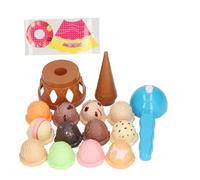 Ice Cream Balancing Game with Pretend Play Food for Kids | Improves color cognition and fine motor skills for children age 2 plus with this ice cream cone pretend play set
