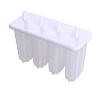 Ice Cream Bar Mold - 4-Cavity Maker Tray Tools | Freeze Pop Molds,for Chocolate Pudding Gelatina Fruit Yogurt Cake Dessert Cookie Food Freezer Camping