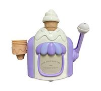 Ice Cream Bath Toy - Manual Lever Foam Maker, Suction Cup Bathtub Mount, Pretend Play Shower Factory, Sensory Water Activity, Durable Bubble Station, Creative Indoor Play Set | for Kid