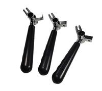 Ice Cream Black Straight Hand Levers，3Pieces ，Compatible with Vevor Soft Serve Ice Cream Machines Replacement Accessories