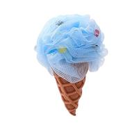 Ice Cream Body Scrubber Mesh Foaming Sponge Bath Shower Loofah Scrubber Bathing Cleaning Tool For Kid Shower