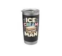 Ice Cream Boy Ice Cream Man Stainless Steel Insulated Tumbler